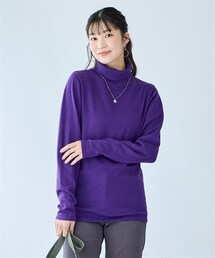 nissen | 大きいサイズ 優しい肌触りの定番タートルネックセーター(ニット/セーター)