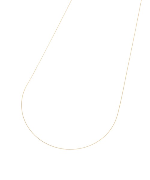 ADAM ET ROPE'(アダムエロペ)の「【GIGI(ジジ)】Gold line necklace1200mm(ネックレス・レディース・ゴールド・F)」の13枚目の写真