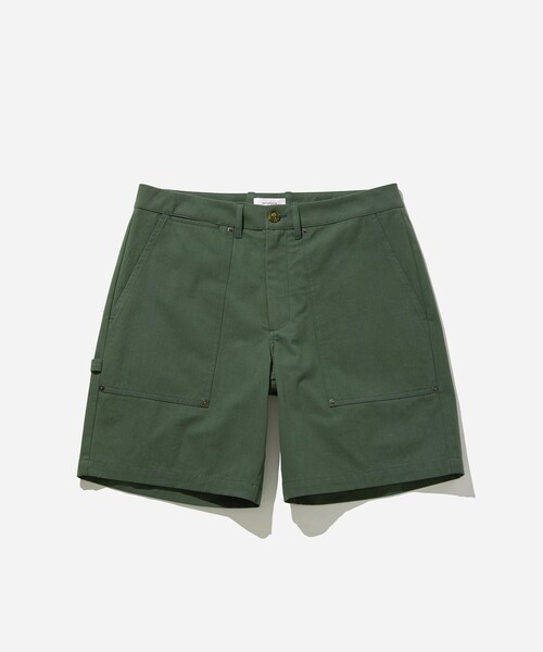Saturdays NYC(サタデーズ ニューヨークシティ )の「ROSS CHINO PAINTERS SHORT(その他パンツ・レディース・キナリ/グリーン・29/31/34/32)」の12枚目の写真