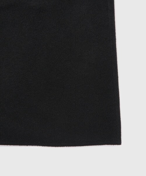 ADAM ET ROPE'（アダムエロペ）の「カシミヤ ダブルフェイス セミダブルコート / マフラー付き（ステンカラーコート・メンズ・ブラック・L/M）」の12枚目の写真