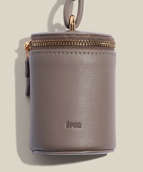 ROPE'（ロペ）の「【E'POR】Semi Cylinder CASE(リップ収納ケース)/26SS新型（ポーチ・レディース・ブラック/ダークブラウン/キミドリ/ブルー系・F）」の17枚目の写真