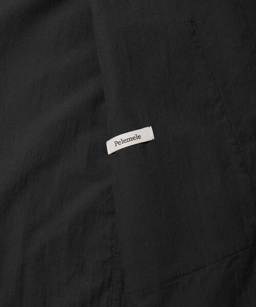 ADAM ET ROPE'(アダムエロペ)の「【Pelemele/ペールメール】COVERALL JACKET COTTON BOIL(テーラードジャケット・メンズ・スミクロ/ベージュ・L/M/S)」の13枚目の写真
