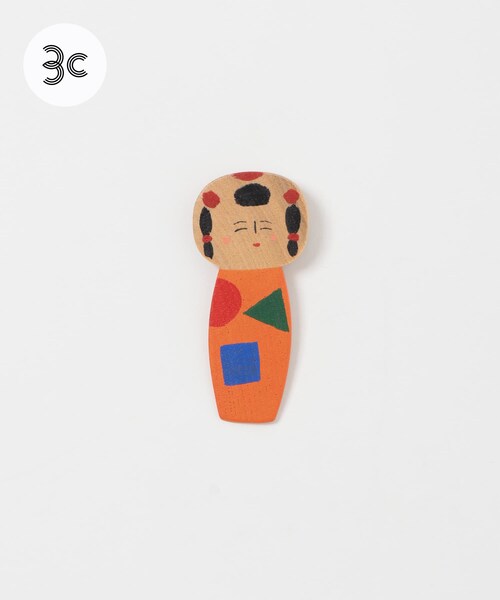 URBAN RESEARCH（アーバンリサーチ）の「すはらゆう子　こけしブローチ（ブローチ/コサージュ・メンズ・その他1/その他2/その他3/その他4・0）」の3枚目の写真