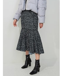 MERCURYDUO | リーフフラワーパイピングマーメイドスカート(スカート)