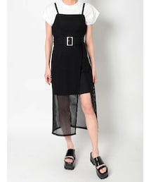 MURUA | メッシュラップジャンスカ(ワンピース)