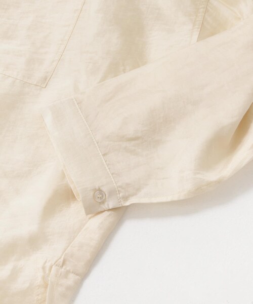 ITEMS URBANRESEARCH（アイテムズ アーバンリサーチ）の「シアーポケットスキッパーシャツ（シャツ/ブラウス・レディース・WHT/L.BLU/NVY・FREE）」の13枚目の写真