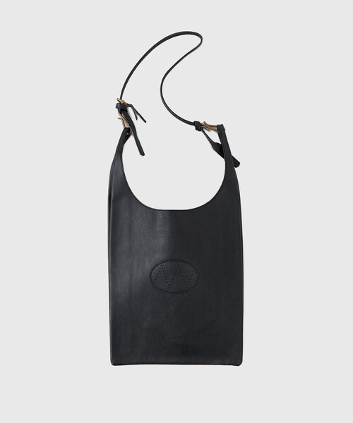 ADAM ET ROPE'(アダムエロペ)の「【NICENESS/ナイスネス】LOWE MIDI(ショルダーバッグ・メンズ・ブラック・F)」の4枚目の写真