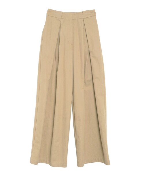 ELENDEEK(エレンディーク)の「TWILL TUCK WIDE PT(その他パンツ・レディース・ネイビー/ベージュ・1/2)」の6枚目の写真