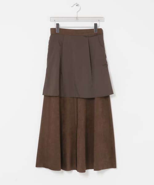URBAN RESEARCH(アーバンリサーチ)の「スエードライクフレアスカート(スカート・レディース・BROWN/BEIGE・36/38)」の6枚目の写真