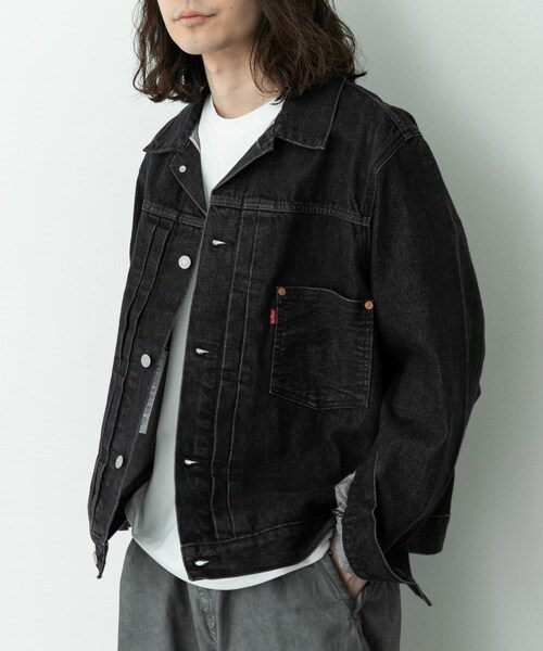 URBAN RESEARCH Sonny Label（アーバンリサーチサニーレーベル）の「LEVI’S　TYPE1 TRUCKER（デニムジャケット・メンズ・SELVEDGE/BIG STEP・M/L）」の21枚目の写真