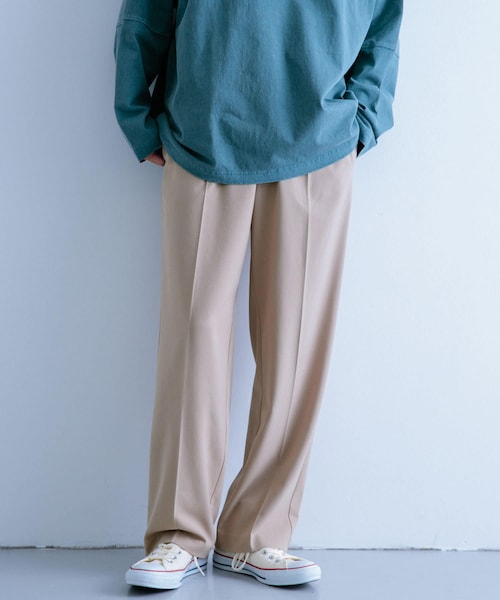 ITEMS URBANRESEARCH（アイテムズ アーバンリサーチ）の「TRワイドスラックス（その他パンツ・メンズ・BEG/L.GRY/BLK/BLU・M/L）」の3枚目の写真