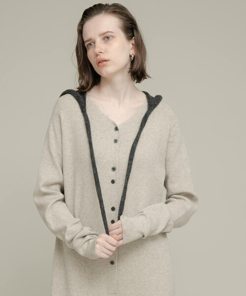 URBAN RESEARCH Sonny Label（アーバンリサーチサニーレーベル）の「ニットオールインワン（つなぎ/オールインワン・レディース・チャコール/ベージュ・36/38）」の22枚目の写真