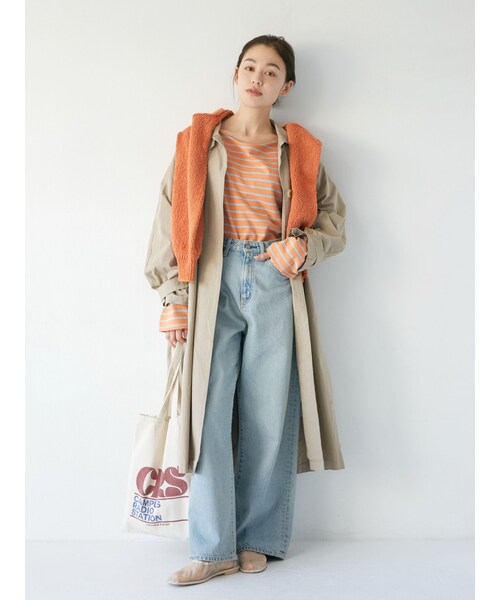 Ungrid（アングリッド）の「ステンカラーコート（ステンカラーコート・レディース・ブラック/ベージュ・S/M）」の16枚目の写真