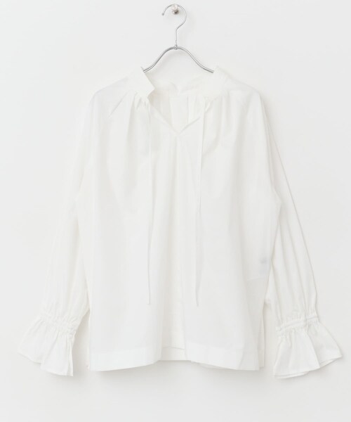 URBAN RESEARCH ROSSO（アーバンリサーチロッソ）の「2WAYボリュームシャツブラウス（シャツ/ブラウス・レディース・OFF WHITE/ORANGE/CHARCOAL・FREE）」の18枚目の写真