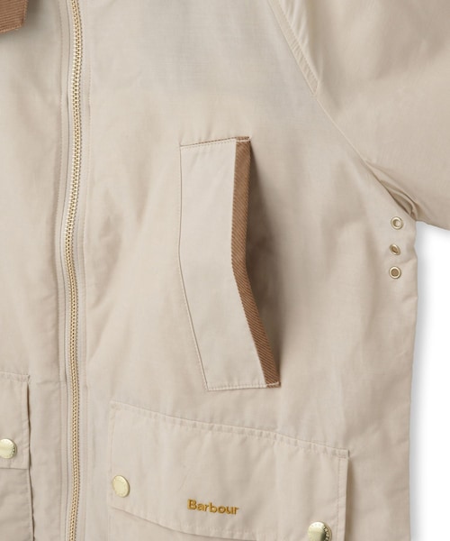 ADAM ET ROPE'(アダムエロペ)の「【Barbour(バブアー)】ICONS BEDALE SHOWERPROOF JACKET(その他アウター・レディース・ベージュ/ネイビー・10/8)」の12枚目の写真