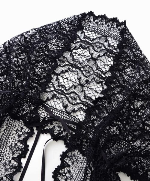 URBAN RESEARCH ROSSO（アーバンリサーチロッソ）の「レースストール（ストール/ショール・レディース・BLK/BEG・FREE）」の7枚目の写真