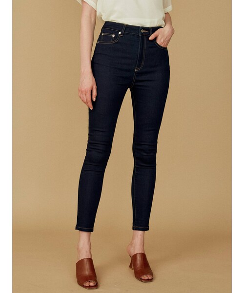COTORICA（コトリカ）の「IMPRESSION SKINNY DENIM（デニムパンツ・レディース・ブラック/ブルー/インディゴ・S/M）」の10枚目の写真
