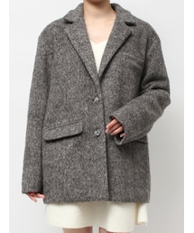 CALNAMUR | ミニシャギーテーラードコート(テーラードジャケット)