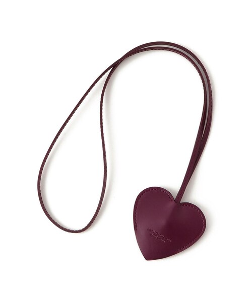 ADAM ET ROPE'(アダムエロペ)の「【JANE SMITH(ジェーンスミス)】COW LEATHER HEART KEY CASE(キーケース/キーアクセサリー・レディース・ブラック/ダークブラウン/ワイン・F)」の3枚目の写真