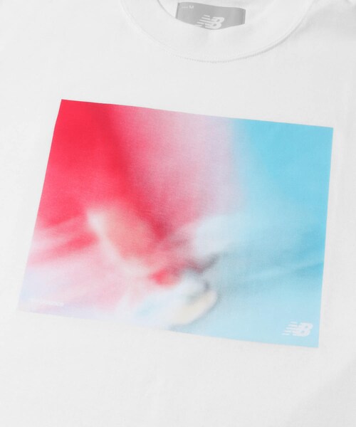 URBAN RESEARCH(アーバンリサーチ)の「NEW BALANCE NB GREYフォトTシャツレッド(Tシャツ/カットソー・レディース・ホワイト・M)」の9枚目の写真