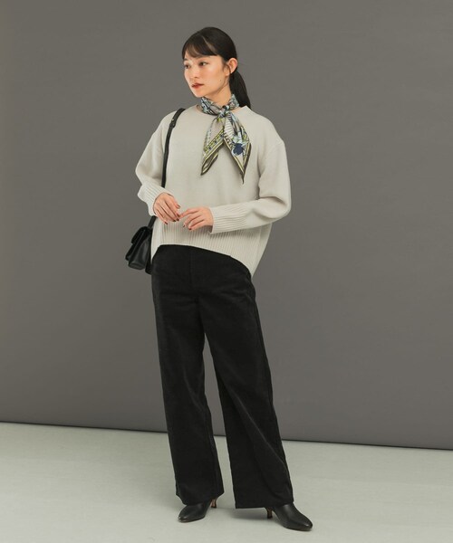 URBAN RESEARCH ROSSO（アーバンリサーチロッソ）の「エクストラファインシームデザインニット（ニット/セーター・レディース・LIME/P/WHITE/PINK/CHARCOAL/BLUE/BEIGE・FREE）」の12枚目の写真