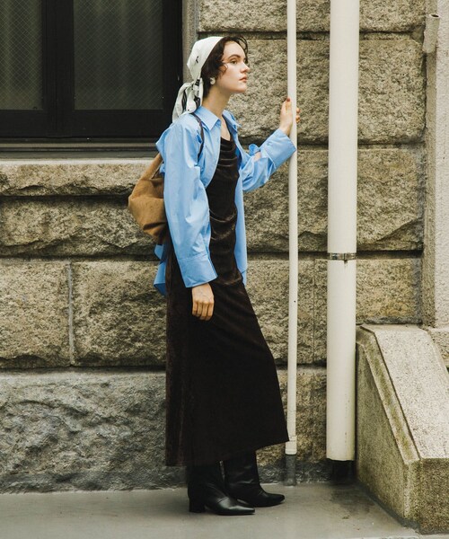 SENSE OF PLACE by URBAN RESEARCH(センスオブプレイスバイアーバンリサーチ)の「ワイドシャフトミドルブーツ(ブーツ・レディース・BLACK/BEIGE・S/M/L)」の17枚目の写真