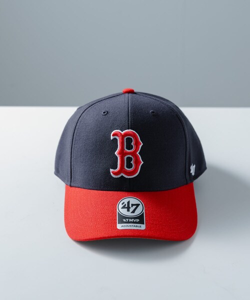 SENSE OF PLACE by URBAN RESEARCH(センスオブプレイスバイアーバンリサーチ)の「FORTY SEVEN 47 MVP RED SOX(キャップ・メンズ・BLACK/NVY/RED・One)」の2枚目の写真