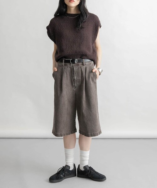 KBF（ケイビーエフ）の「ホールレスレザーベルト（ベルト・レディース・BLACK/CAMEL/D.BROWN・one）」の10枚目の写真