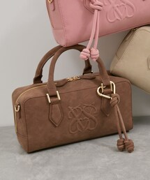 ロゴスエードミニボストンバッグ/2WAY