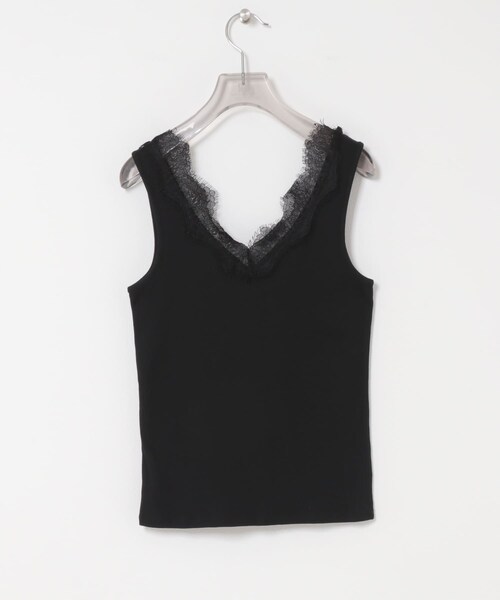 URBAN RESEARCH(アーバンリサーチ)の「スカラップレースタンクトップ(タンクトップ・レディース・OFF WHITE/BLACK・Free)」の16枚目の写真