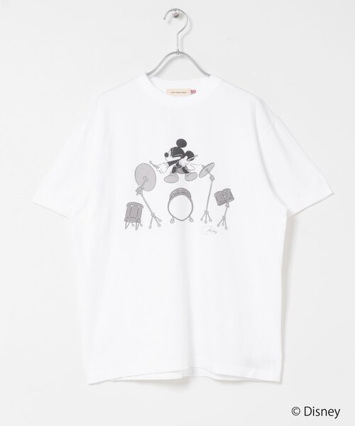KBF（ケイビーエフ）の「GOOD ROCK SPEED / MickeyMouse / T-shirts（Tシャツ/カットソー・レディース・WHITE・Free）」の5枚目の写真