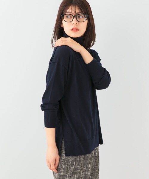 URBAN RESEARCH ROSSO（アーバンリサーチロッソ）の「F by ROSSO　ウォッシャブル抗ピルタートルニット（ニット/セーター・レディース・BEIGE/YELLOW/RED/NAVY・Free）」の16枚目の写真