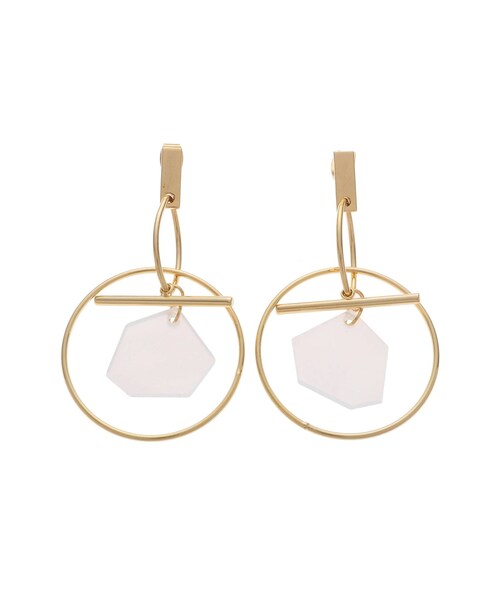 dazzlin（ダズリン）の「オーロラチップピアス（ピアス（両耳用）・レディース・ゴールド・F）」の6枚目の写真