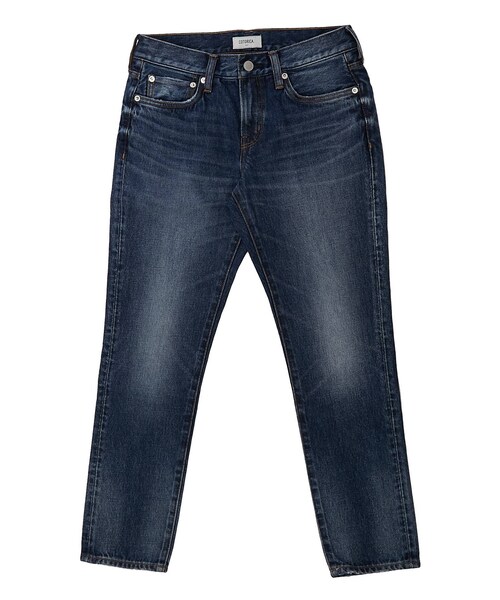 COTORICA（コトリカ）の「SLIM TAPERED 71 G/BRN C/O cut（デニムパンツ・レディース・ブルー/アイスブルー/インディゴ/ネイビー・24/25/26/27/28）」の13枚目の写真