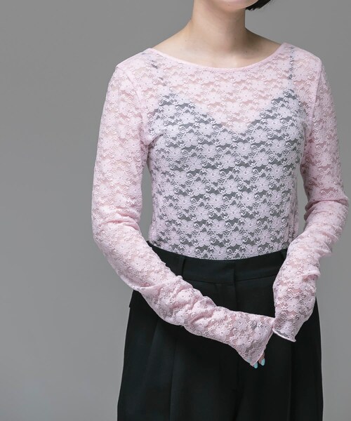 URBAN RESEARCH（アーバンリサーチ）の「ambiguous　Lace Body Suit（その他アンダーウェア/インナー・レディース・WHITE/BLACK/PINK・FREE）」の20枚目の写真