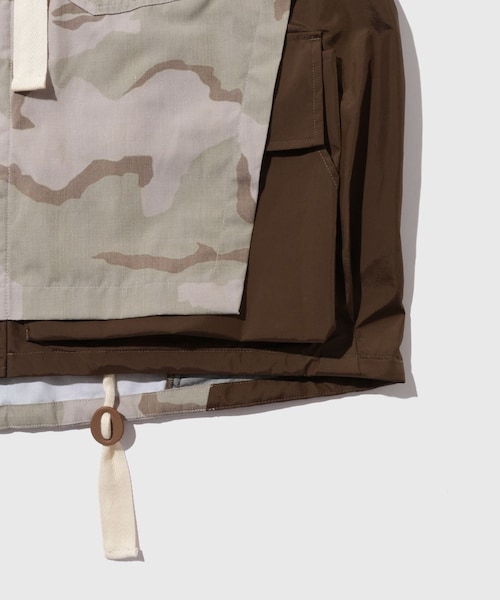 ADAM ET ROPE'(アダムエロペ)の「【elephant TRIBAL fabrics】ANORAK MOUNTAIN JKT(マウンテンパーカー・メンズ・ベージュ系・M)」の7枚目の写真