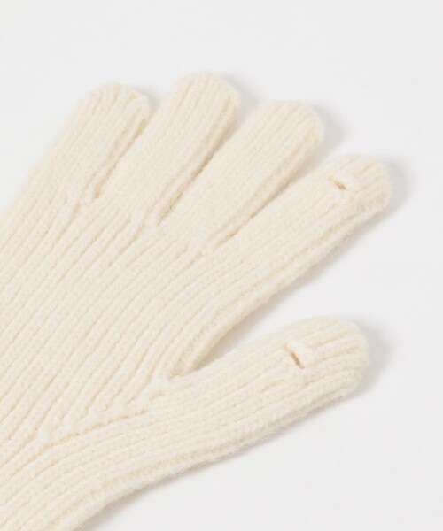 KBF（ケイビーエフ）の「リブニットグローブ（ベルト・レディース・IVORY/L.BLUE/BROWN・one）」の14枚目の写真