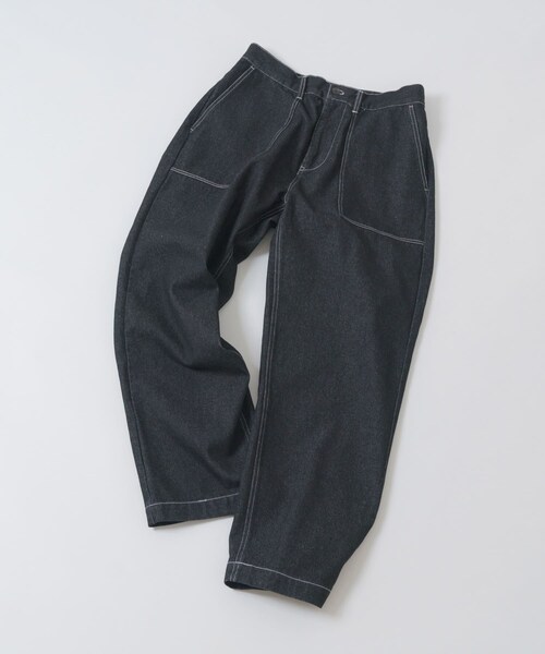 ITEMS URBANRESEARCH（アイテムズ アーバンリサーチ）の「デニム ベイカーパンツ（デニムパンツ・メンズ・BLK/NVY/BLU・M/L）」の13枚目の写真