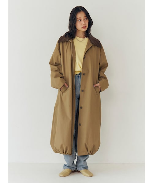 Ungrid（アングリッド）の「2wayステンカラーコート（ステンカラーコート・レディース・アイボリー/ベージュ・S/M）」の10枚目の写真