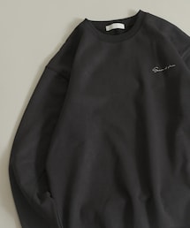 SENSE OF PLACE by URBAN RESEARCH | 『ユニセックス』シシュウフェイクスエードクルーネックスウェット(スウェット)