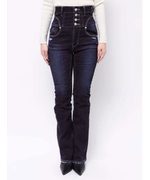 EMODA | スーパーハイウエストフレアパギンス(デニムパンツ)