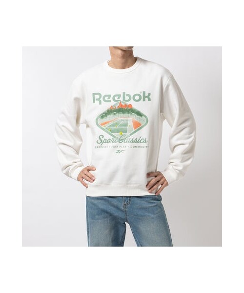 Reebok(リーボック)の「クラシック コート クルー / CL COURT SPORT CREW (トップス・メンズ・100203389/100203390・J/XS/J/S (S)/J/M (M)/J/L (L)/J/O (LL)/J/XO (3L)/J/2XO)」の3枚目の写真