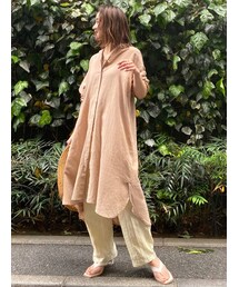 Ungrid | ロングルーズシャツワンピース(ワンピース)