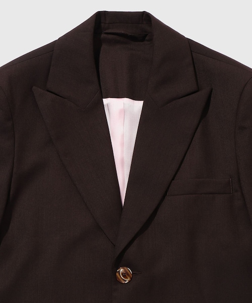 ADAM ET ROPE'（アダムエロペ）の「【Sefr/セファ】SEYDOU BLAZER（テーラードジャケット・メンズ・ブラック/ダークブラウン・M/S）」の6枚目の写真