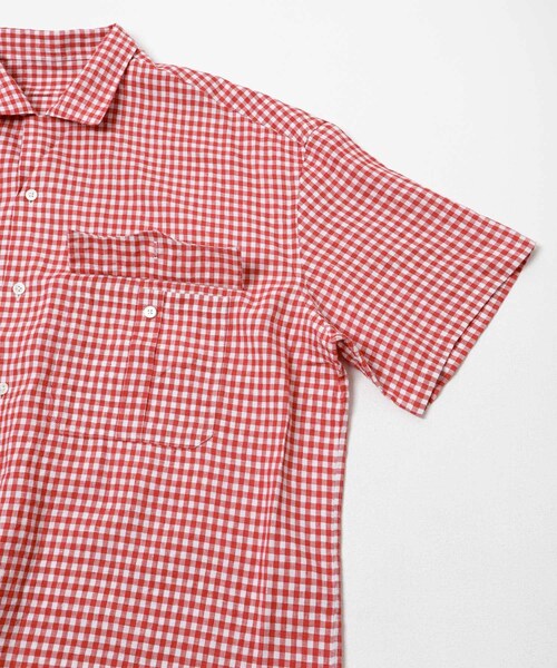 URBAN RESEARCH(アーバンリサーチ)の「PORTER CLASSIC KEROUAC LINEN GINGHAM CHECK SHIRTS(シャツ/ブラウス・メンズ・BLACK/F.BLUE/RED・XL/XXL/XXXL)」の18枚目の写真