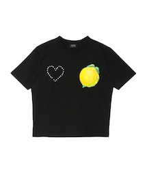 PAMEO POSE | Lemon & Heart T-shirts Chibi(Tシャツ/カットソー)