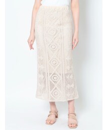 LAGUNAMOON | クロシェIラインスカート(スカート)