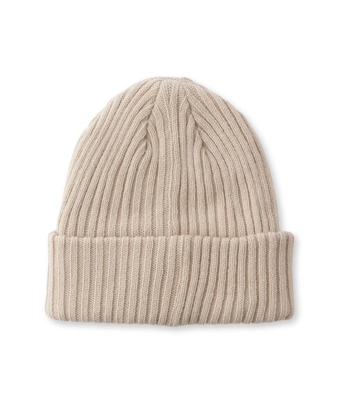 ROPE' PICNIC（ロペピクニック）の「リブニットワッチ（ニットキャップ/ビーニー・レディース・ブラック/ベージュ系/ライトグリーン・F）」の9枚目の写真