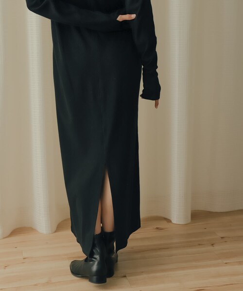 SENSE OF PLACE by URBAN RESEARCH（センスオブプレイスバイアーバンリサーチ）の「ボリュームスリーブアイラインカットワンピース（ワンピース・レディース・GREIGE/LILAC/BLACK・one/COMPACT）」の10枚目の写真