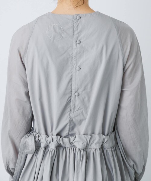 かぐれ（カグレ）の「COSMIC WONDER　Suvin cotton farmer dress（ワンピース・レディース・Ashvioletj/Black・1）」の19枚目の写真